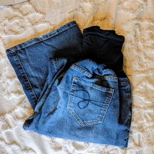 Comfortable Maternity Jeans, L/XL